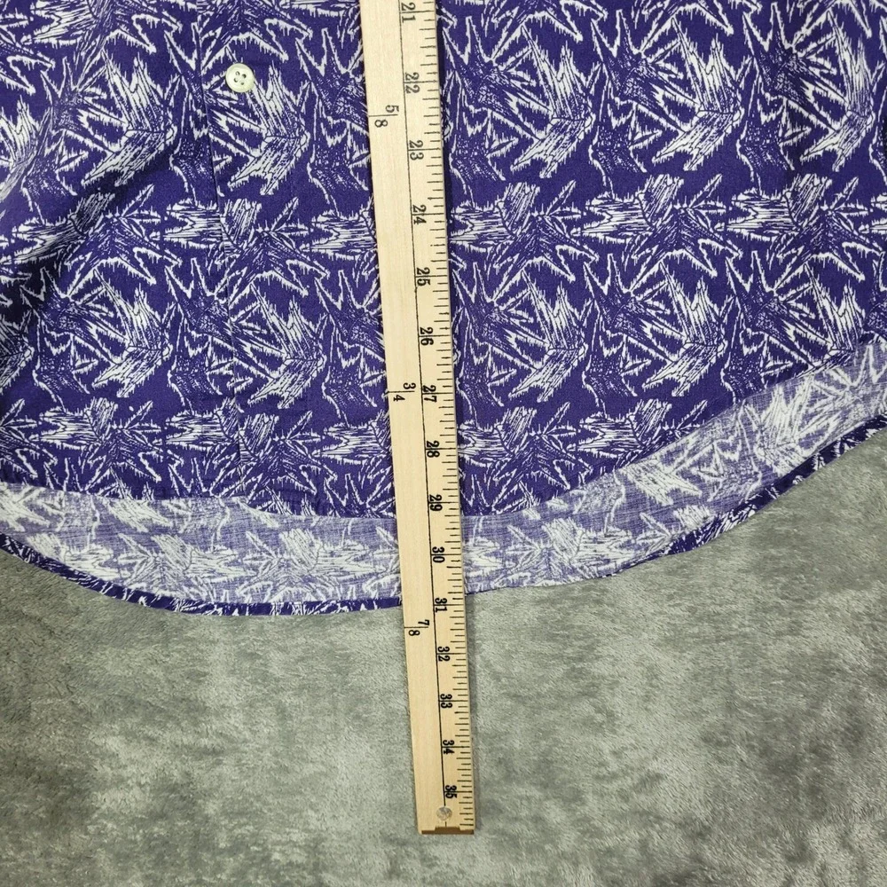 Vintage Levis San Francisco Shirt Mens Large AOP Floral Button Down Short Sleeve